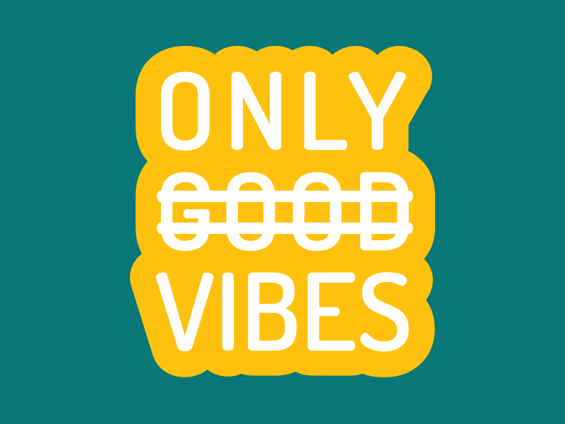 Only Vibes Sticker